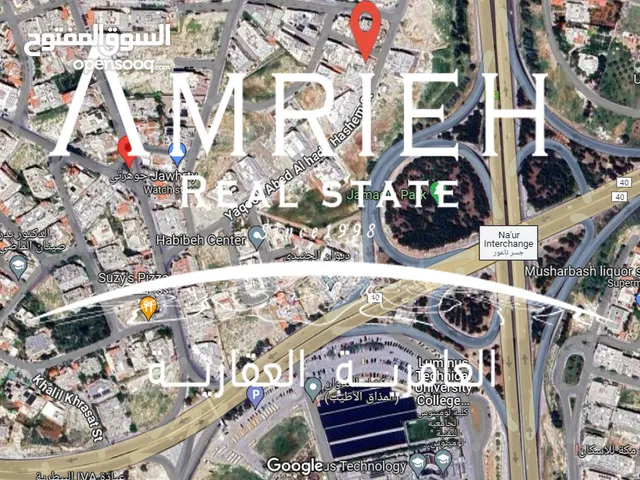 ارض سكنية للبيع في قرية النخيل / خلف ديوان الجنيدي (طريق المطار)