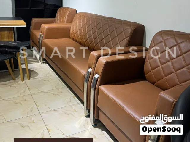 طقم انتريه مودرن/طقم استقبال مودرن/طقم جلوس مودرن جلد مستورد اثاث مكتبي