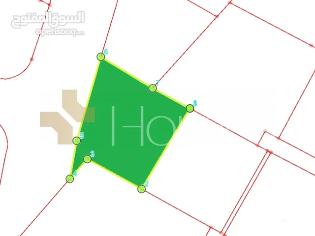 ارض تجاري مكاتب للبيع في العبدلي بمساحة 594م