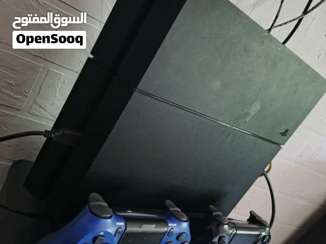 بلاستيشن 4FAT 500gg ايد اصليه + ايد كوبي  قاعده تبريد   عليه مجموعه العاب   سيدي  بيس2020 عربي ب الك