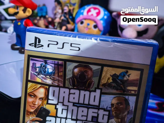 شىريط GTA V PS5 جديد بتغليف المصنع