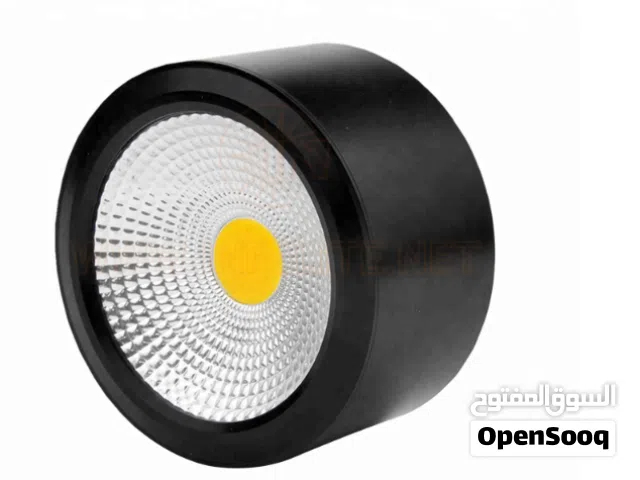 Cob Surface Spotlight 12W / كشاف COB سطحي 12 واط – أسود Lumination