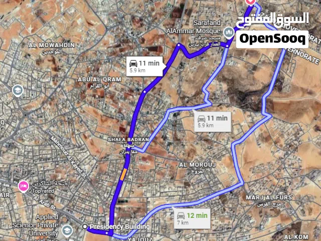 Residential Land for Sale in Amman Shafa Badran