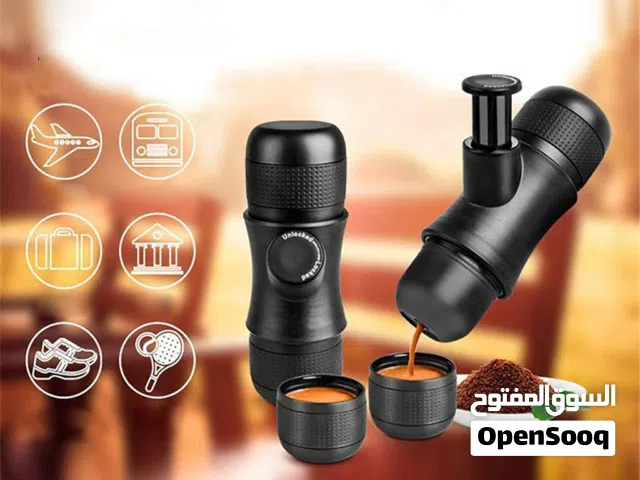 – ماكينة صنع القهوة محمولة . _ ماكينة إسبرسو محمولة مثالية للسفر والأنشطة الخارجية .