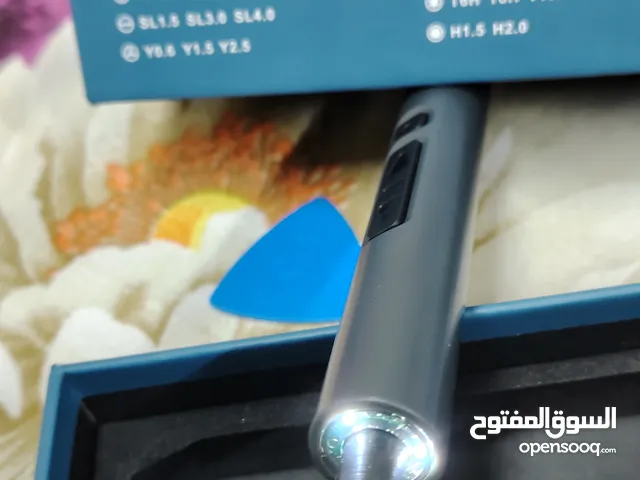 مفك إلكتروني به 28 قطعه مع اضاءه LED شحن USB