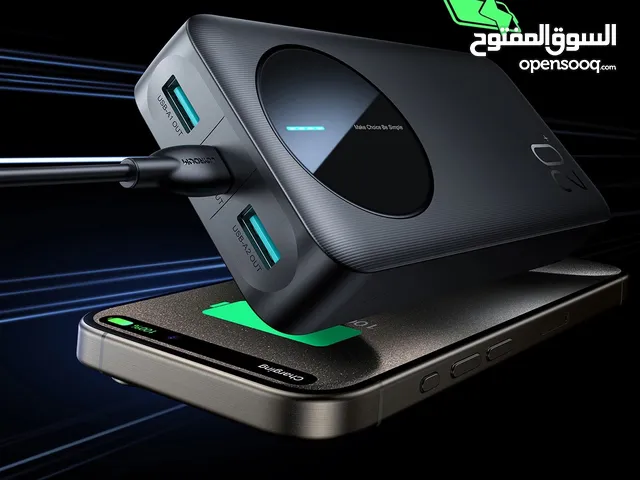 باور بنك اصلي جديد بالباكيت مضمون 20,000 ملي امبير 22.5w شحن سريع