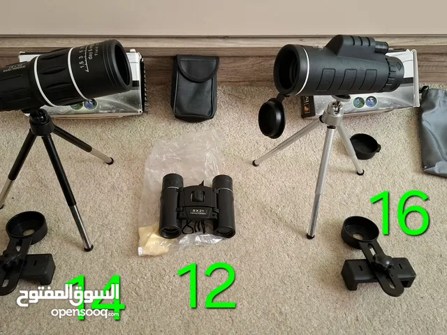 نواظير أحادية مع ترايبود ومثبت هاتف للتصوير