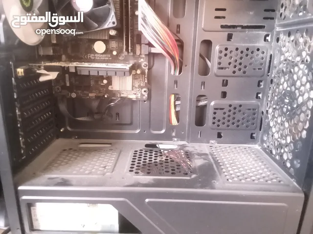 كرت شاشه AMD Radeon 6540 hd 2g و بور 300 w ومذر بورد gagabyte ga-h81m-h مع معالج انتل core i5 gen 4