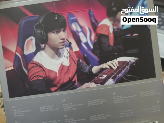 سماعات قيمينج headset من شركة wiwu الغنية عن التعريف موديل رقم GTD02 للكومبيوتر والبلاستيشن ولابتوب