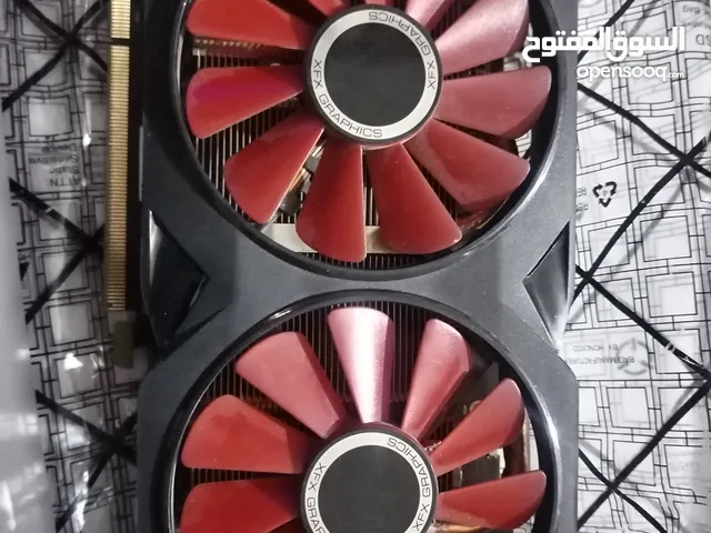 كرتين شاشه Rx580 . Gtx 550