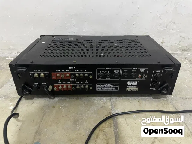 - Ahuja TZA-2000 مضخم صوت  (منظومه جامع)