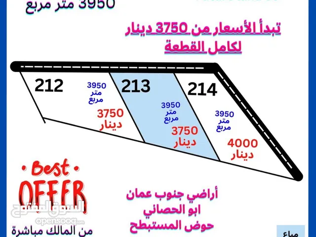 Mixed Use Land for Sale in Amman Airport Road - Manaseer Gs