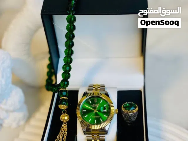 ساعة رولكس  لجميع الألوان  لعشاق الأناقة  بكج ماركة رولكس