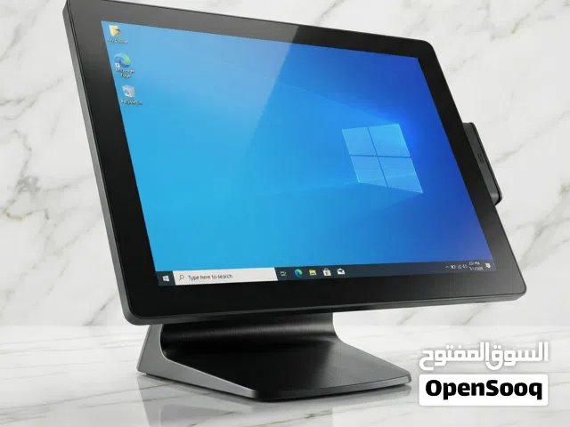 جهاز كاشير ونقطة بيع شاشة لمس 15.6 نظيف جدا ومعه فاتورة ضمان الهارد 120ssd