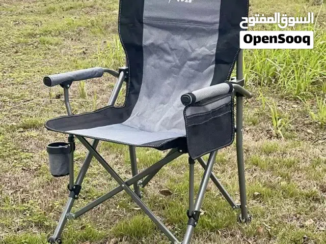 كرسي رحلات قابل للطي مع شنتة يستحمل وزن 150 kg