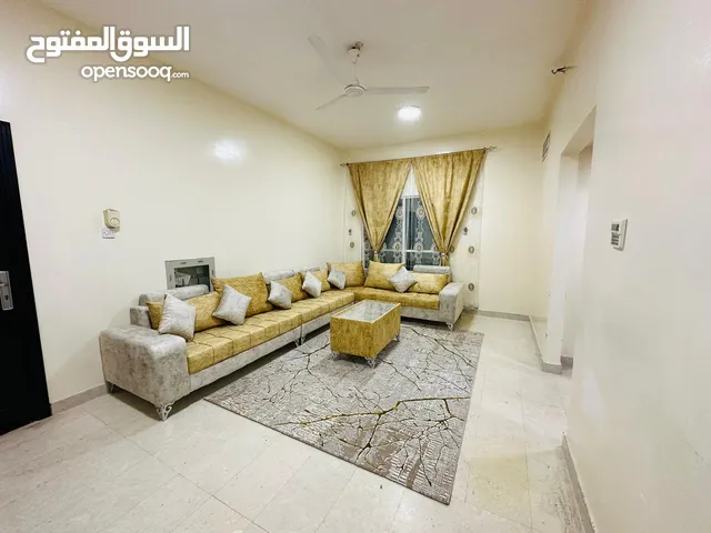 F3 / للايجار الشهري في عجمان الروضة 3 - غرفة وصالة - 2 حمام - وبالكونة - مفروشة فرش نظيف - شامل