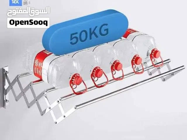 منشر غسيل حائطي ستانلس ستيل قابل للطي يركب داخل المنزل او خارجي مناشر الغسيل