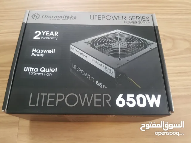 باور سبلاي PSU 650w THERMALTAKE نسخة litepower للبيع السعر 50 الف