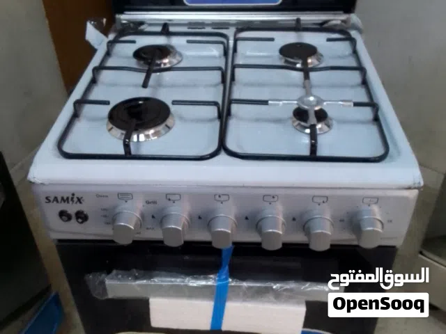 عرض جمعة البيضاء غاز سامكس اربع عيون  60*60 ستالس ستيل فل سيفتي شعلة واضائة للفرن تايمر للفرن واسع