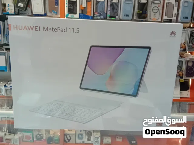 huawei matepad 11.5 8 ram 256g بطارية 10000 لون نهدي  جهاز خرافي بمواصفات ممتازة مع كيبورد وكفر