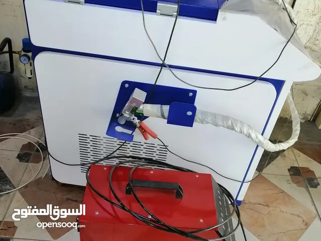 مكينة لحيم وقطع ليزريه جديده مع قطع الغيار كامله و مضمونه