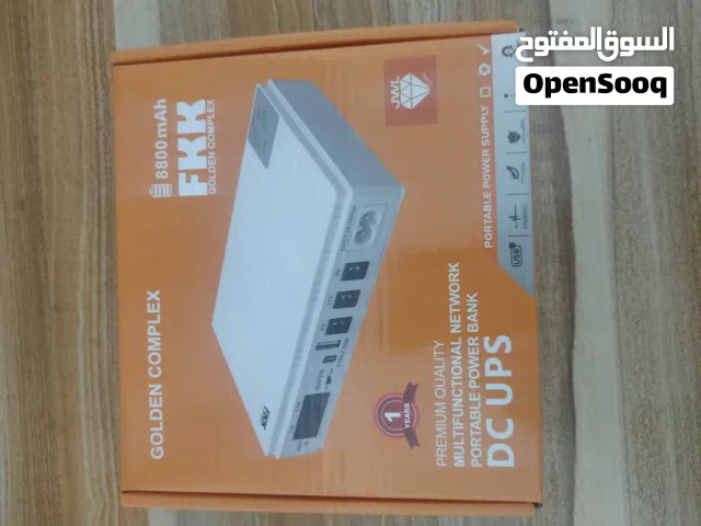 شاحن و بطارية للراوتر و الكامرات بوقت تشغيل حتى 7 ساعات بعد انقطاع الكهرباء
