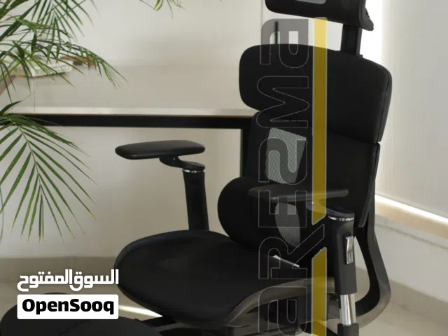 A L2 FULL BLACK MANAGER CHAIR XL MESH WITH FOOT REST MMD2