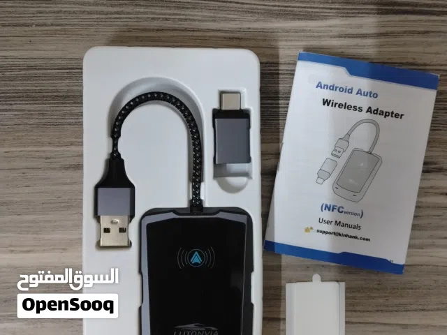 محول أندرويد أوتو لاسلكي Lutonvia A3 Mini الأصلي - تردد 5.8GHz تدعم NFC للاقتران السريع