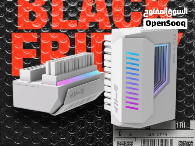 ezdiy fab shield 24 pin angle adapter ادابتر محول A-RGB ابيض