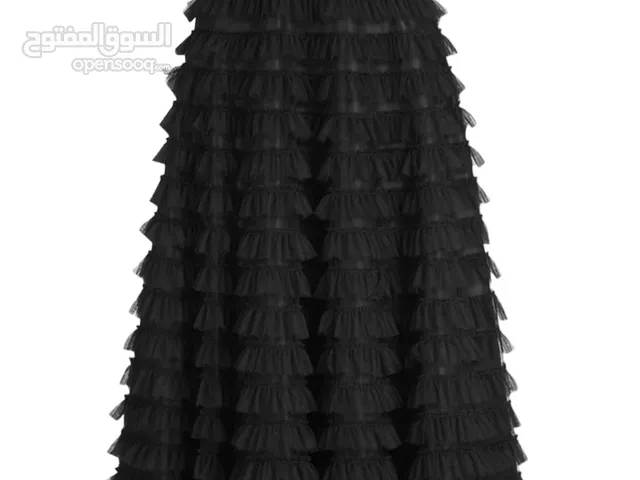 Prom Dress Black - Evening Dress - Long, Elegant Size M/EU 38