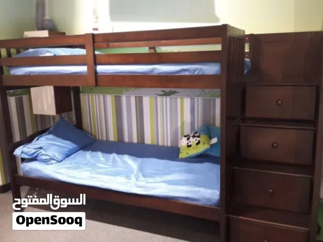 سرير طابقين خشب اصلي