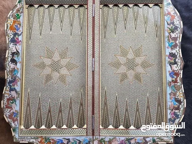 شراء طاولة الطاولة خاتم يدوية **Backgammon** الطاولة فخمة بجودة عالية وسعر مناسب بيع 2 قطع رائع مذهل
