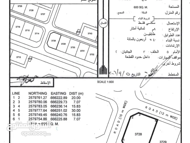 Residential Land for Sale in Muscat Amerat