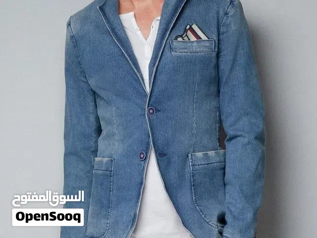 بليزر Zara Man Denim Collection أصلي – مقاس M – صناعة المغرب