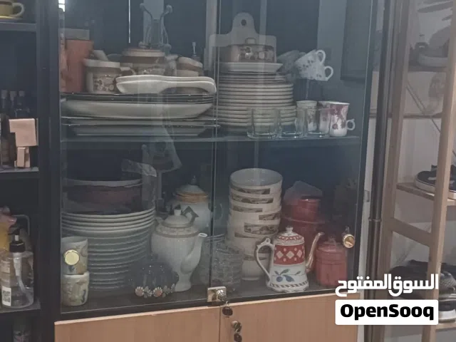Display Cupboard with Crockery for sale