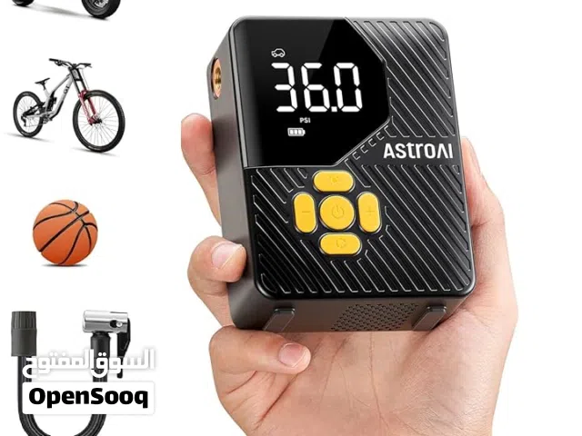 منفاخ إطارات السيارات المحمول الذكي ماركةAstro AI شحن  AstroAI AIRUN L7Mini
