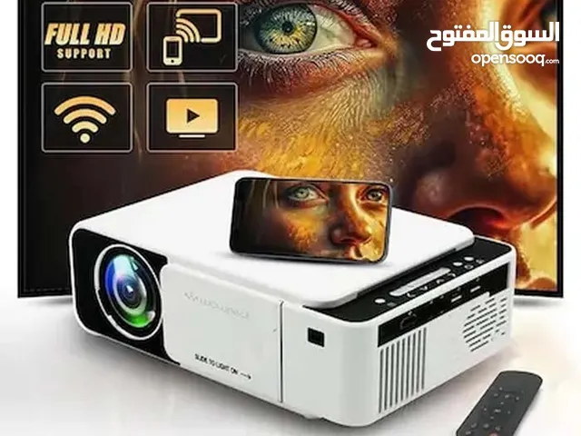 بروجكتر فل HD اخر اصدار 4K يعمل بخاصية واي فاي والبلوتوث ونظام HD بسعر حرق