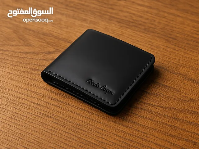 Genuine handmade coin pocket biflod leather wallet for men