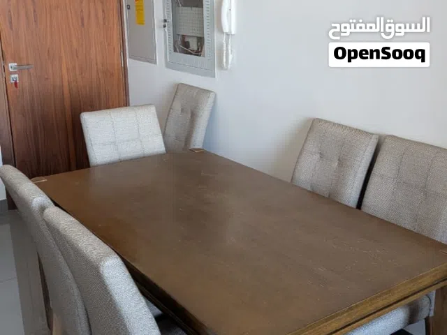 full dining room table with 6 chairs for sale in  good condition