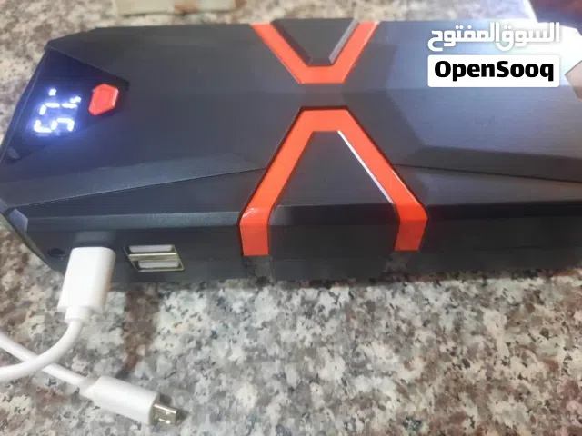 باور بانك مع منفاخ مع شاحن للسياره والتلفون