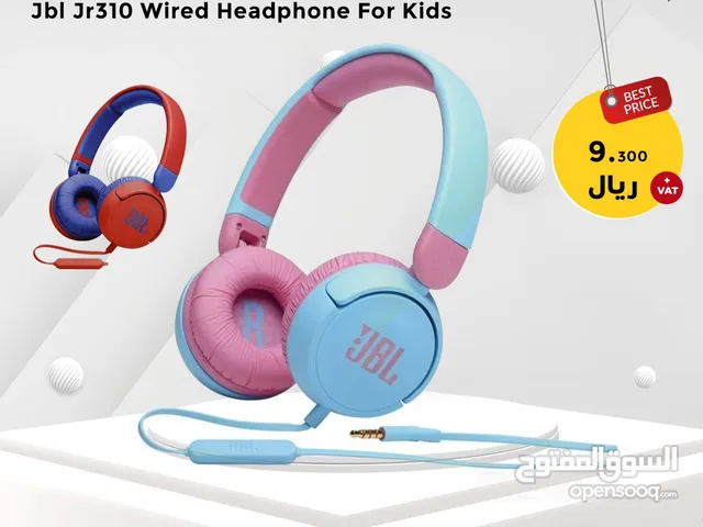 JBL JR 310 - Kids On-Ear Headphones (Red/Blue), Small