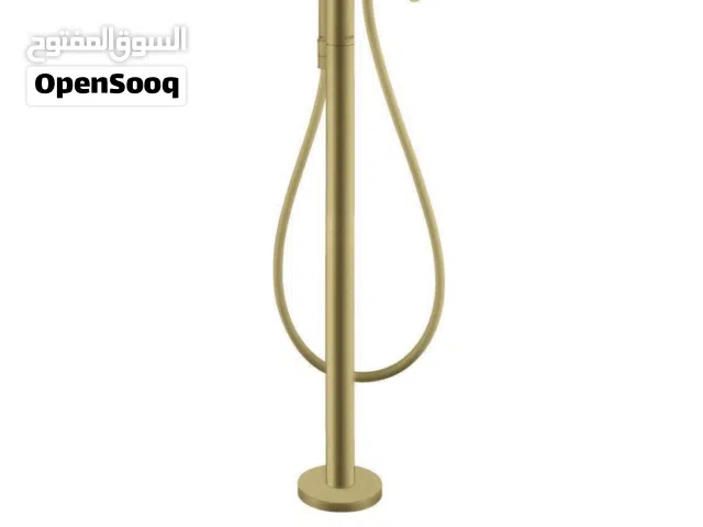 خلاط دش أرضي مستقل Axor Starck – لون نحاسي مطفي (Brushed Brass)