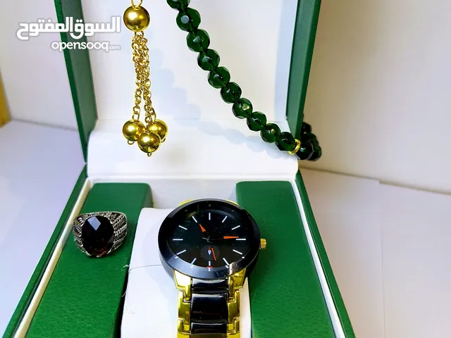 بوكس هديه ساعه وسبحه ومحبس