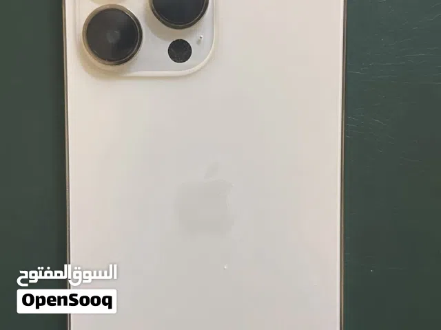 نسخة الشرق الاوسط ايفون 14 برو ماكس ذهبي مستعمل بحالة ممتازة سعة 256 جيجابايت من أبل