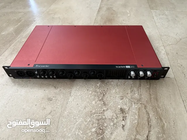 Focusrite Scarlett 18i20 USB audio Interface - كرت صوت (واجهة مداخل صوت XLR(