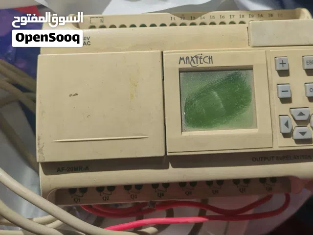 لوغو logo plc + ريليه + بزر صوت