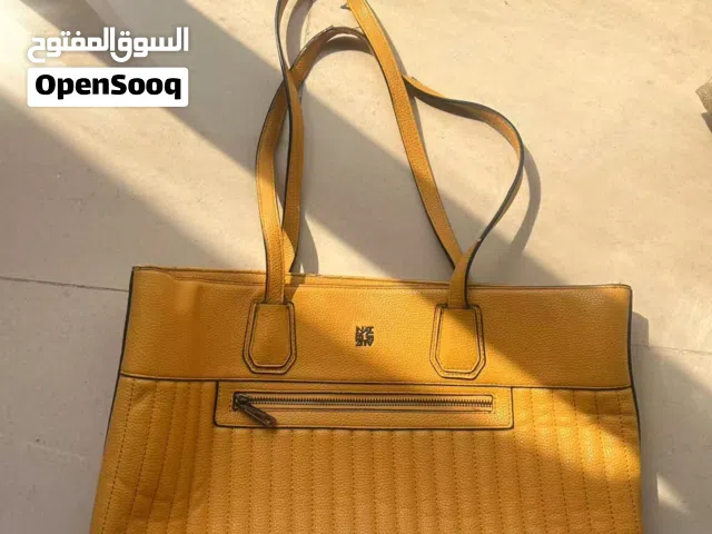 Large Mustard Yellow Shoulder Bag - Natural Leather brand