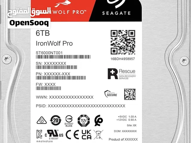 هارد 6T ironwolf pro