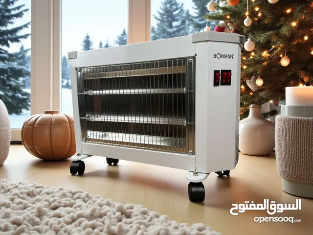 مدفأة كهربائية كوارتز بومان 3 أوجه