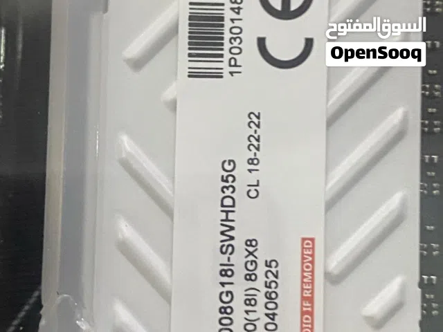 قطعين أو قطعة RAM DDR4 3600MT/s جديد